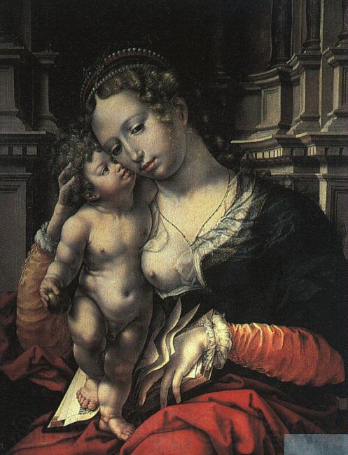 Jan Gossaert Mabuse The Virgin and Child France oil painting art